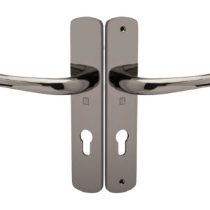 Ensemble sur plaque aluminium SALOME HOME ELEGANCE entraxe 195 mm clé I miroir HERACLES B-SALOME-045