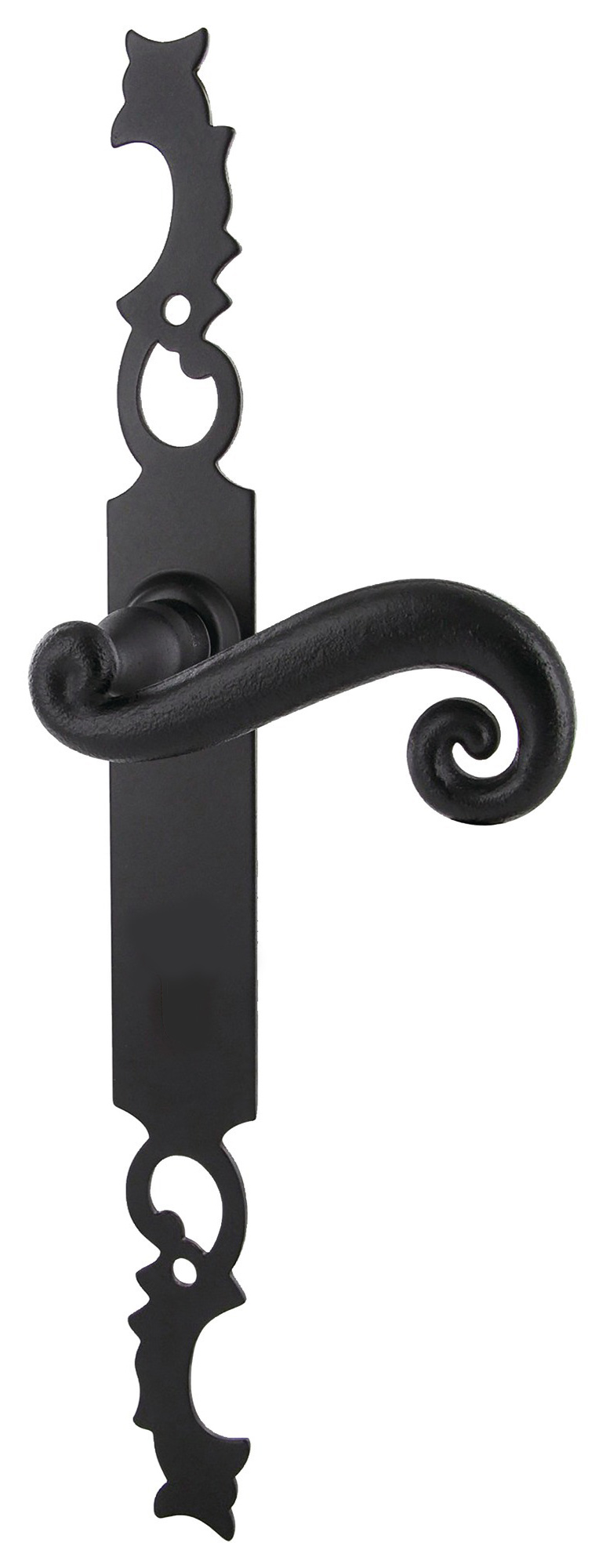 Ensemble sur plaque AQUITAINE bec de cane finition fer époxy noir BOUVET ES45BB55J