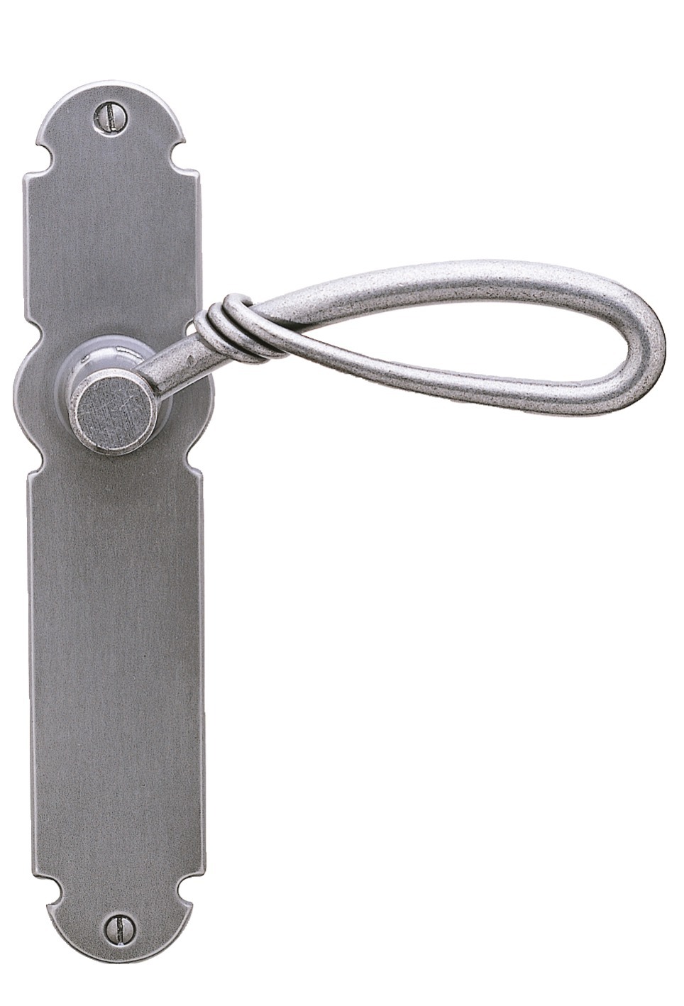 Ensemble sur plaque Hematite 910 fer cémenté patiné bec de cane BOUVET 21221