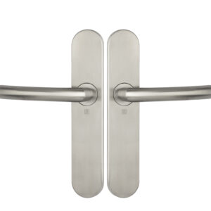 Ensemble sur plaque JADE Série 1094 type bec de cane finition inox brossé HERACLES B-INOX-SP01