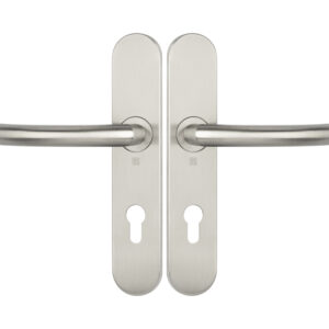Ensemble sur plaque JADE Série 1094 type CLE I finition inox brossé HERACLES B-INOX-SP04