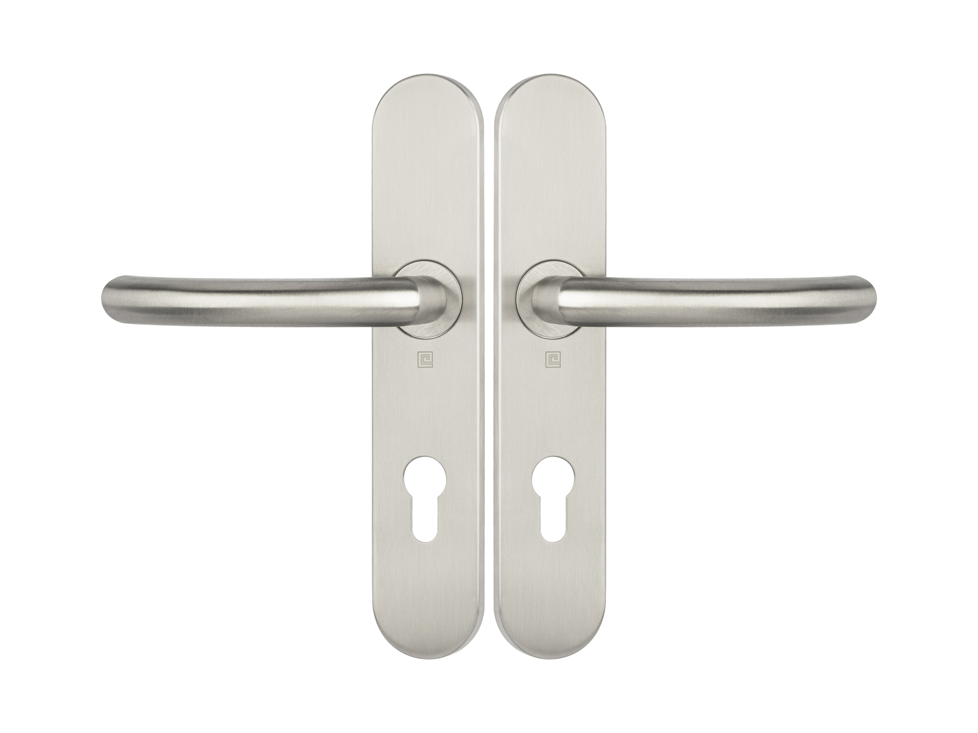 Ensemble sur plaque JADE Série 1094 type CLE I finition inox brossé HERACLES B-INOX-SP04
