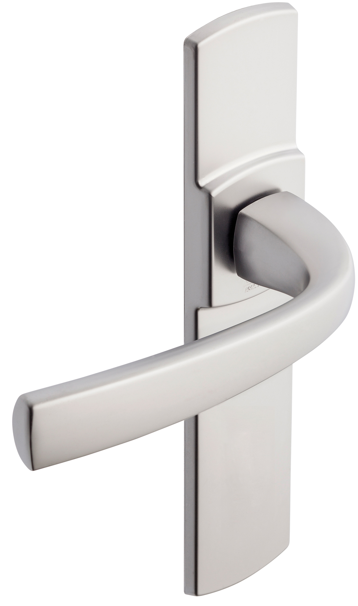 Ensemble sur plaque MUZE entraxe 165 mm bec de cane chromé velours VACHETTE 086511