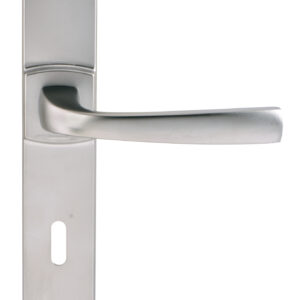 Ensemble sur plaque MUZE entraxe 165 mm clé L chromé velours VACHETTE 086512