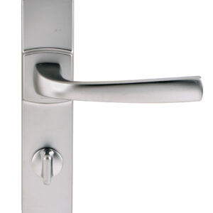 Ensemble sur plaque MUZE entraxe 165 mm condamnation chromé velours VACHETTE 086515