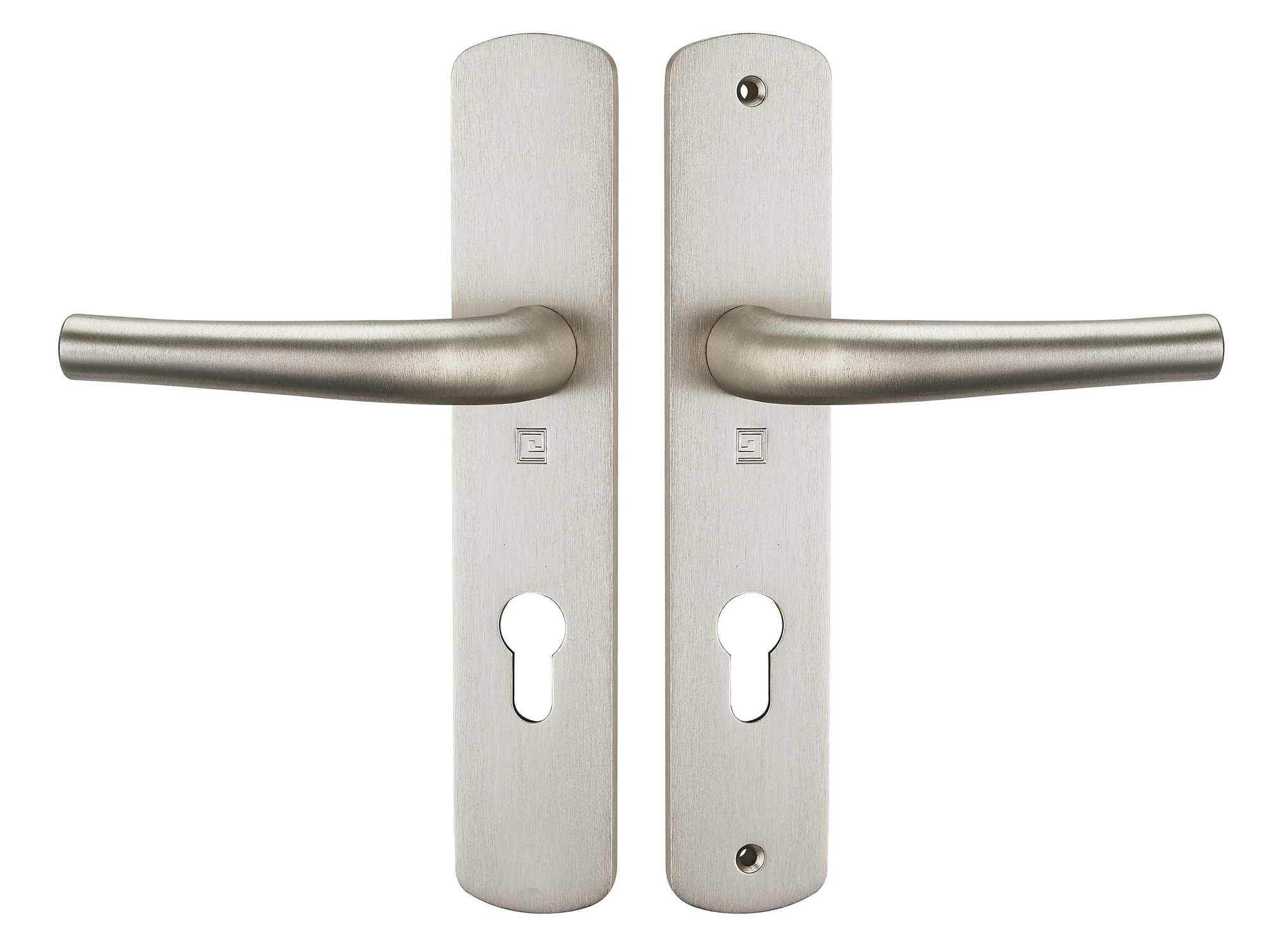 Ensemble sur plaque SALOME HOME entraxe 195 mm clé I inox HERACLES B-SALOME-04