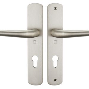 Ensemble sur plaque SALOME HOME entraxe 195 mm clé I inox HERACLES B-SALOME-04