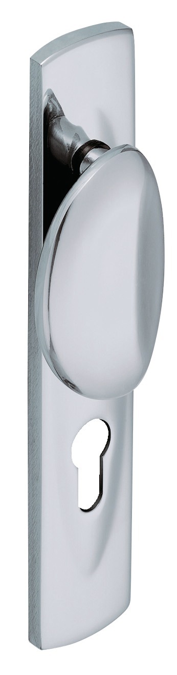 Ensemble sur plaque SILLAGE P539 clé I chromé velours VACHETTE 023970