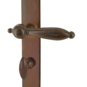 Ensemble sur plaques Bearn 223 424 entraxe 195 mm axe 70 mm à condamnation 609 carré 7 x 78 mm rouillé BRIONNE V.1010643RO