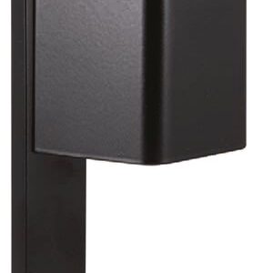 Ensemble sur plaques + béquille carré 7 mm entraxe 70 mm moir RAL 9005 SOFI 5112210005