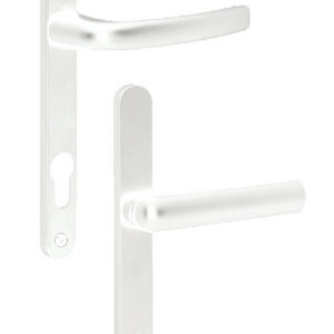Ensemble sur plaques + béquille RED carré 8 mm entraxe 92 mm blanc SOFI 5112239201