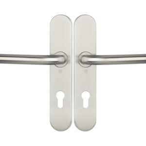 Ensemble sur plaques JADE série 1194 type clé I finition inox HERACLES B-INOX-SP08