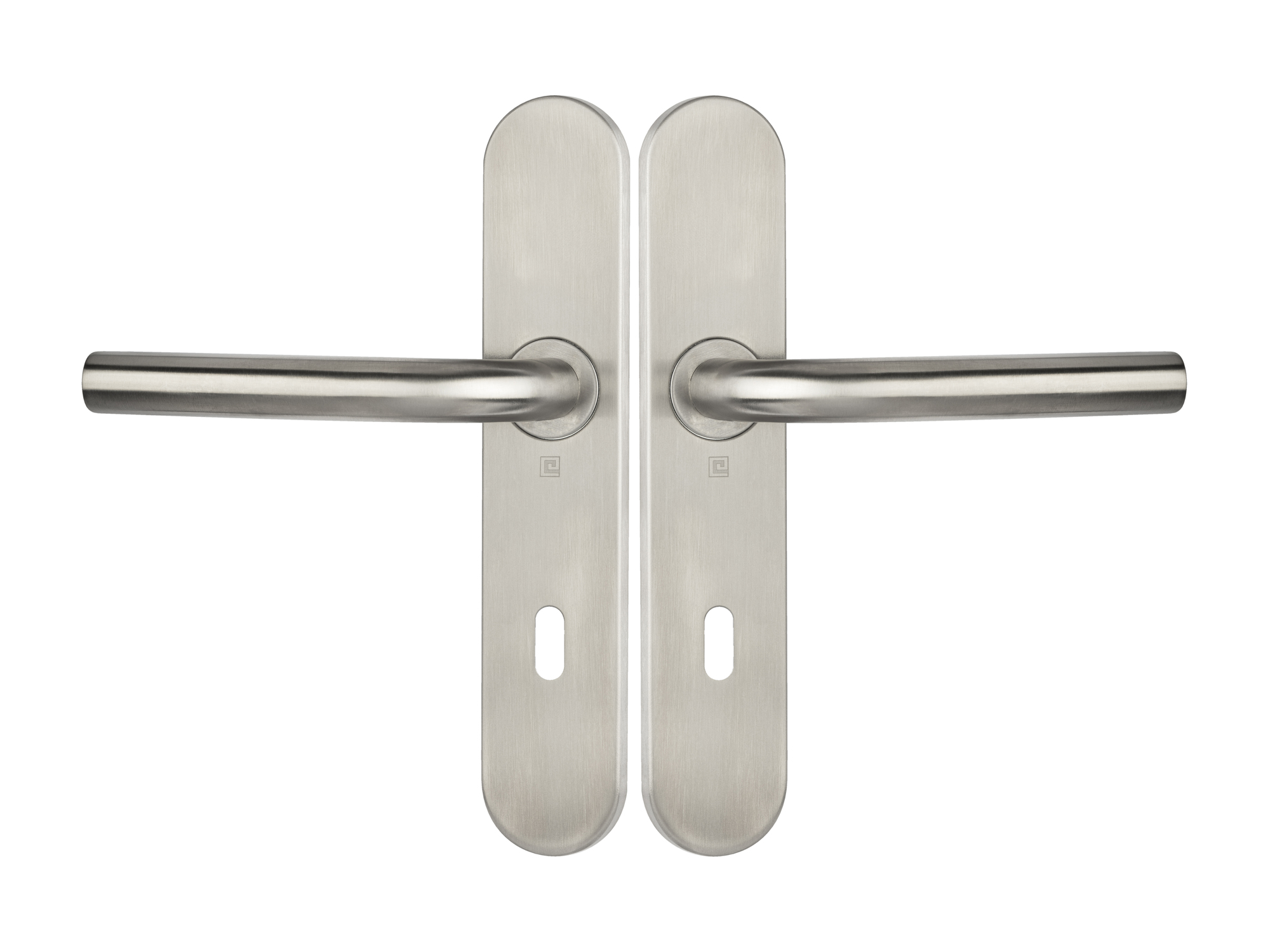 Ensemble sur plaques JADE série 1194 type clé L finition inox HERACLES B-INOX-SP07
