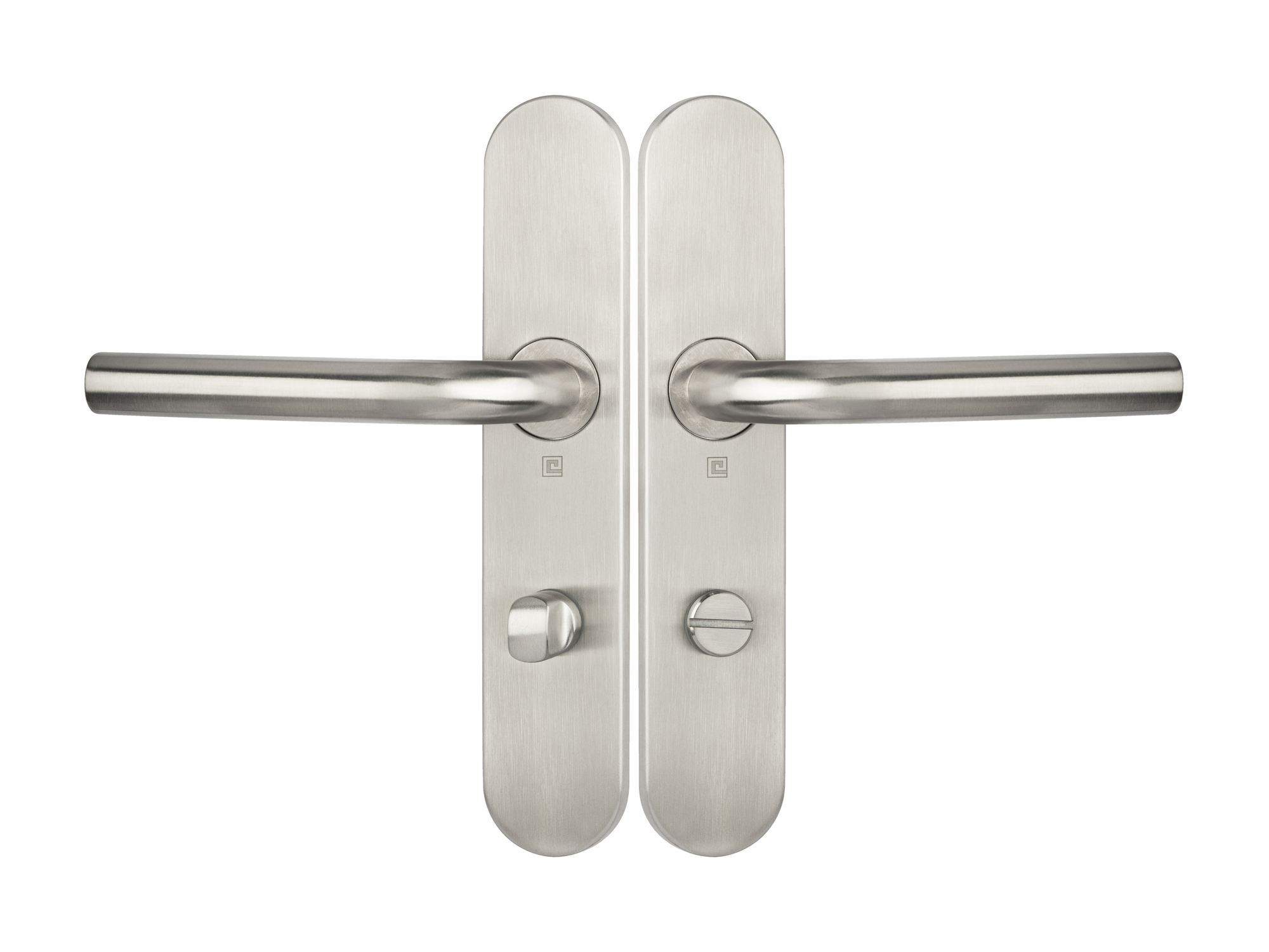Ensemble sur plaques JADE série 1194 type condamnation finition inox HERACLES B-INOX-SP06