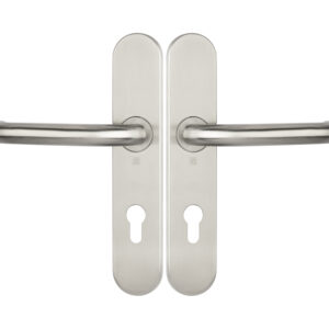 Ensemble sur plaques JADE série 1294 type clé I finition inox brossé HERACLES B-INOX-SP12