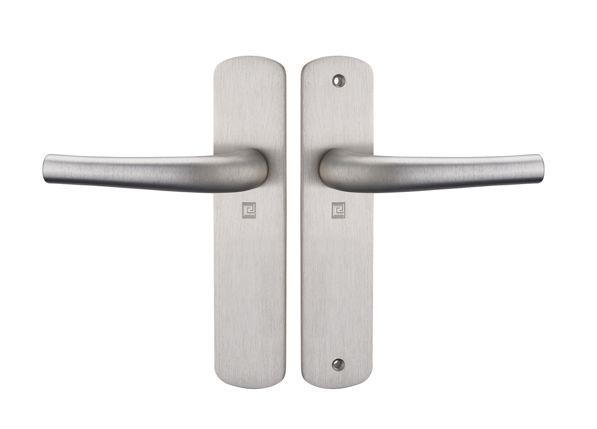 Ensemble sur plaques SALOME HOME entraxe 165 mm bec de cane F9 inox HERACLES B-SALOME-32