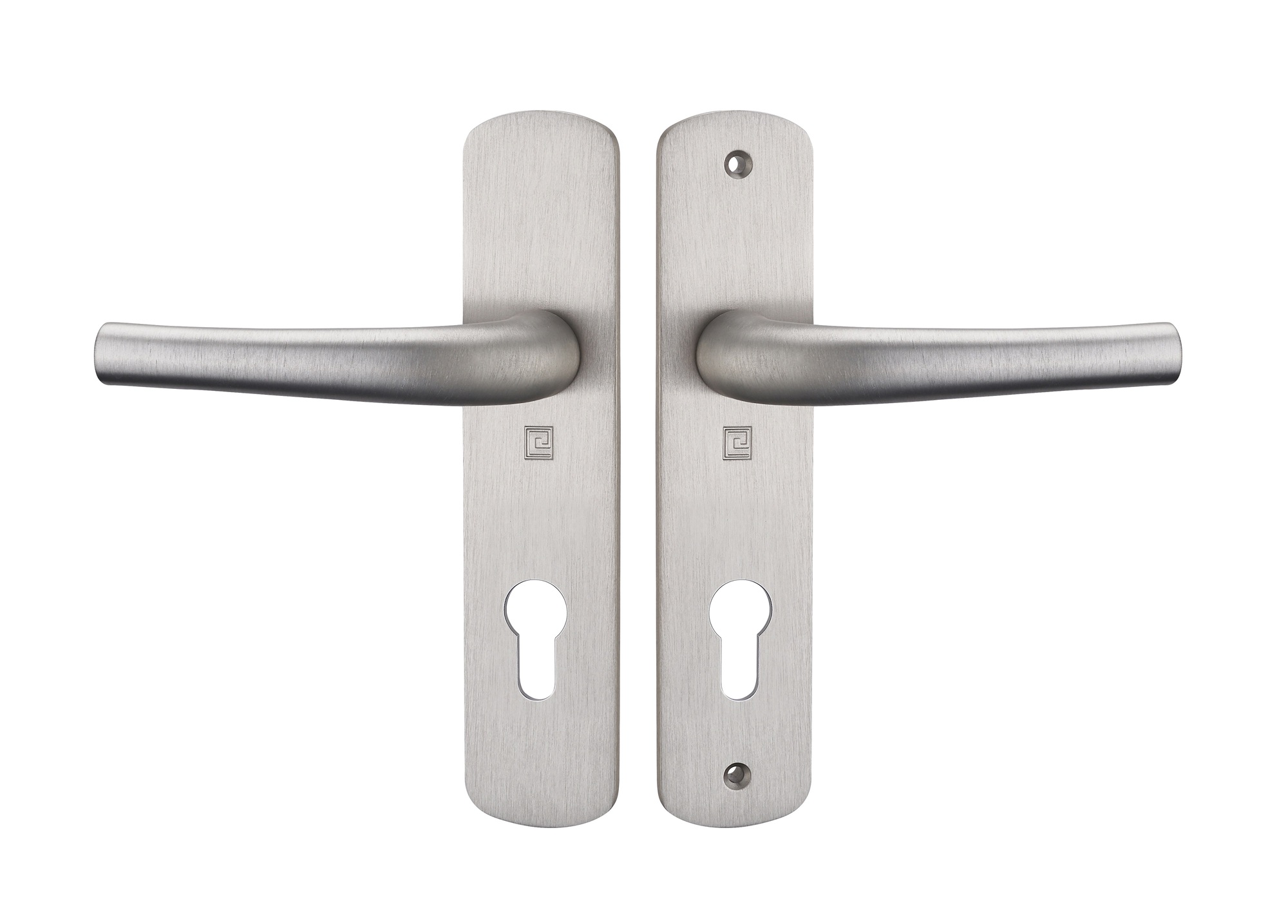 Ensemble sur plaques SALOME HOME entraxe 165 mm clé I F9 inox HERACLES B-SALOME-34