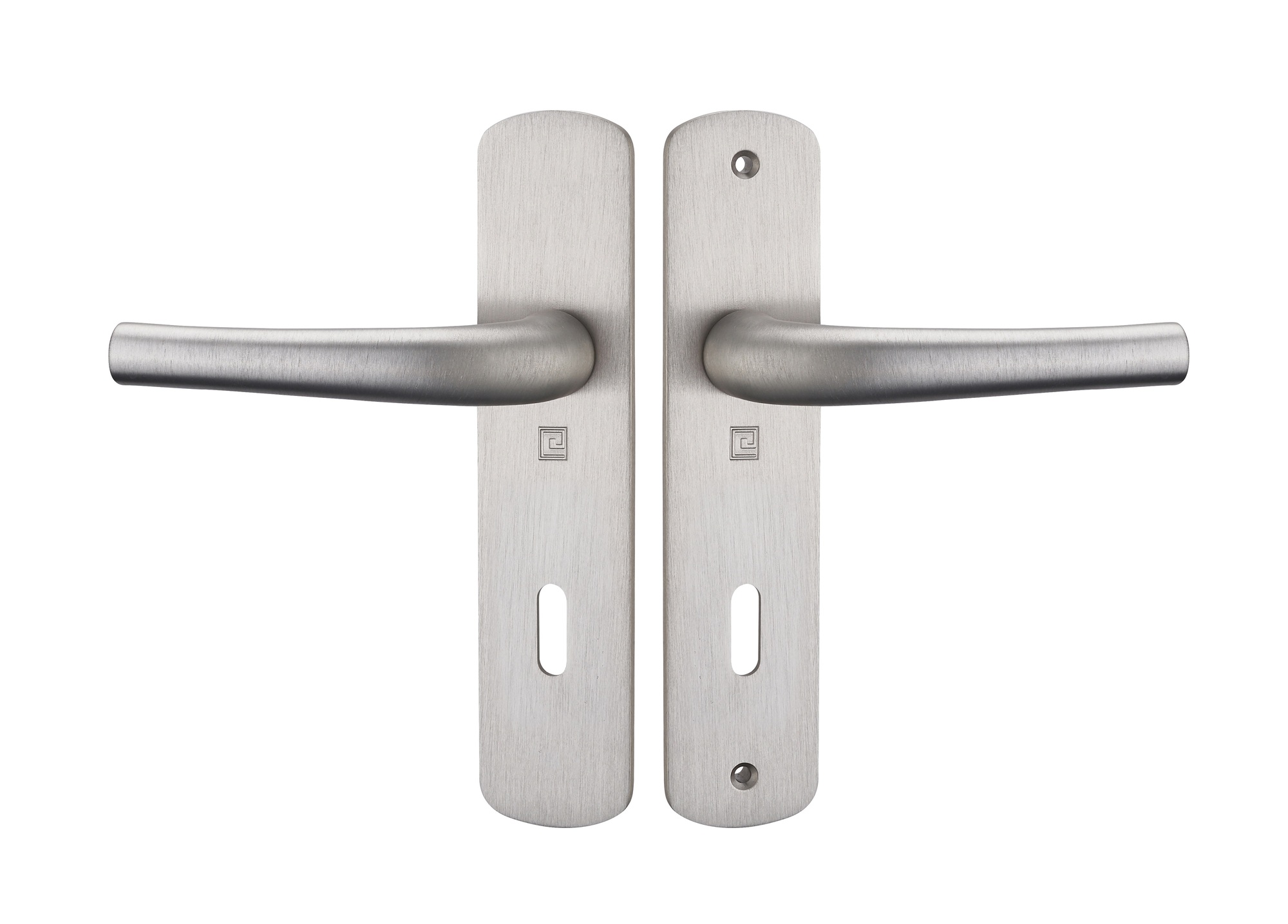 Ensemble sur plaques SALOME HOME entraxe 165 mm clé L F9 inox HERACLES B-SALOME-36