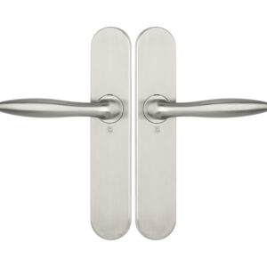 Ensemble sur plaques série JADE 1594 acier type bec de cane finition inox HERACLES B-INOX-SP21
