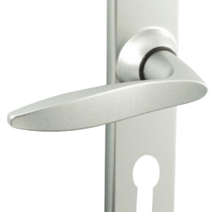 Ensemble sur plaques TWIST petit model clé I finition chromé velours VACHETTE 069125