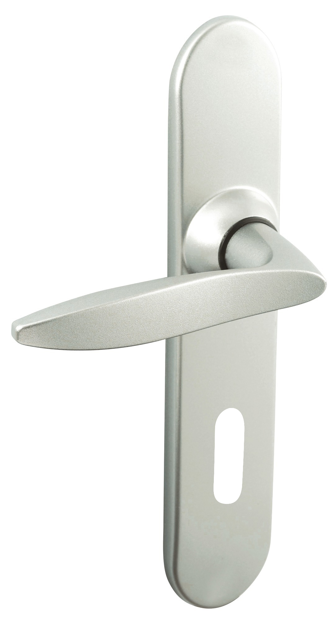 Ensemble sur plaques TWIST petit model clé L finition chromé velours VACHETTE 069127