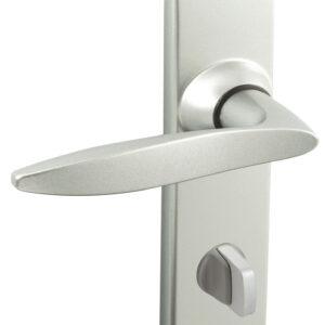 Ensemble sur plaques TWIST petit model condamnation finition chromé velours VACHETTE 069128