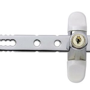 Entrebaîlleur à clé AIRLOCK pour fenêtre couleur chromé SOCONA L1C