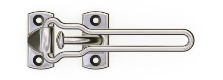 Entrebaîlleur de sécurité CLASSIC pour porte 150 m couleur couleur chrome SOCONA O1