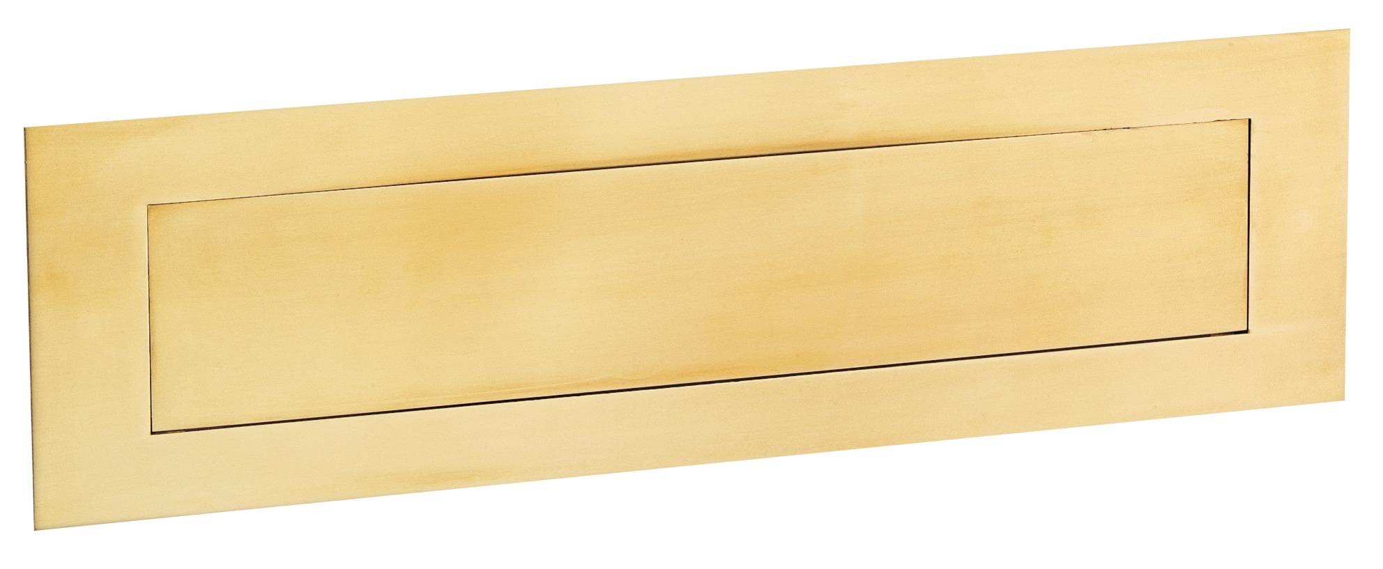 Entrée de courrier laiton titane 454 300 x 55 mm VACHETTE 068964