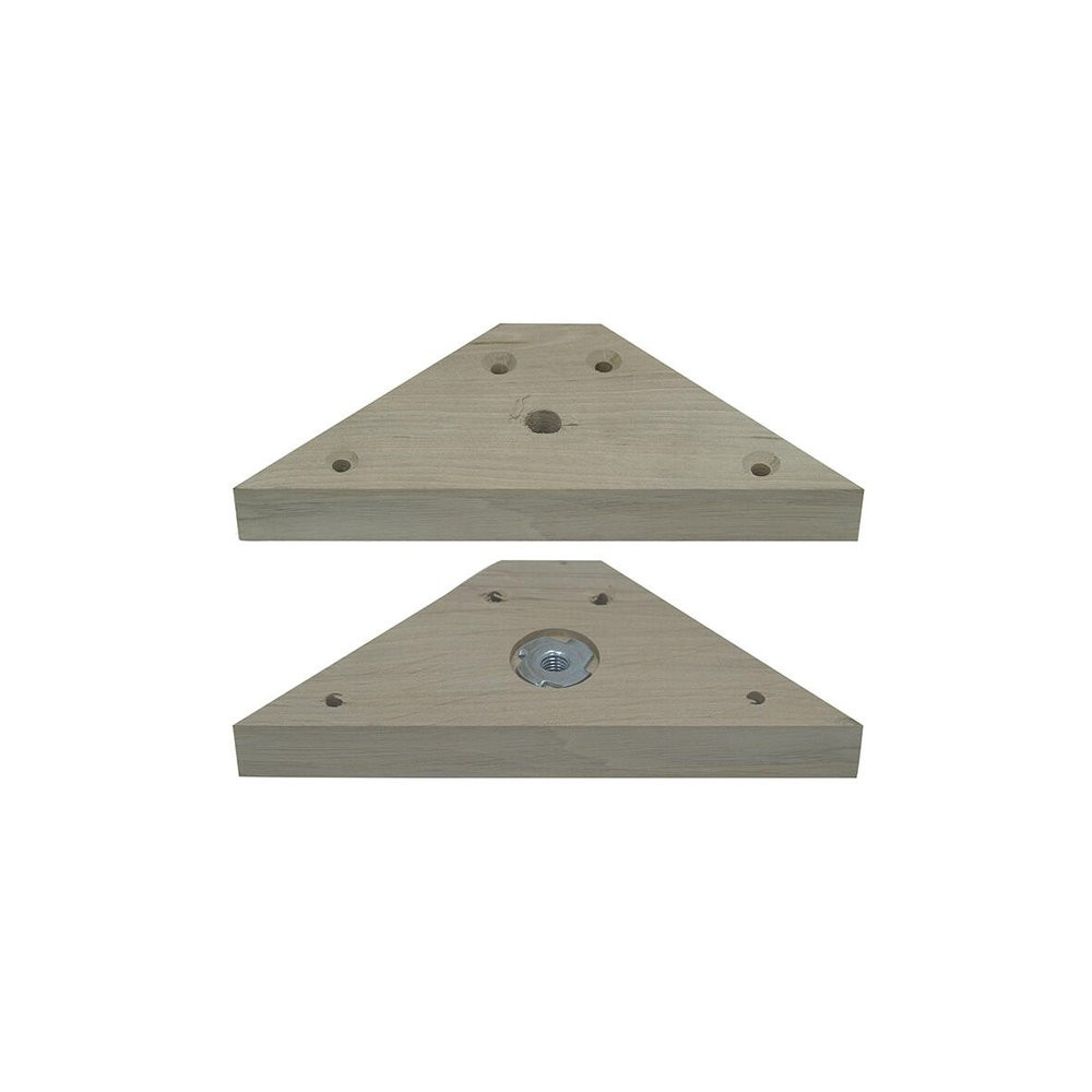 Equerre bois trapézoidale bois recoupable