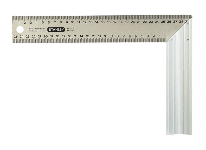 équerre de menuisier 400 mm lame inox STANLEY 1-45-687