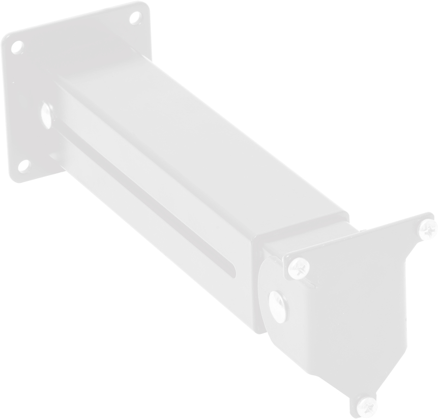 Equerre télescopique acier laqué blanc OPERA 01740B