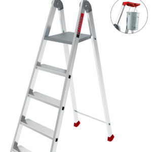 Escabeau aluminium 'MaxiBat' 5 marches HANGER 100202