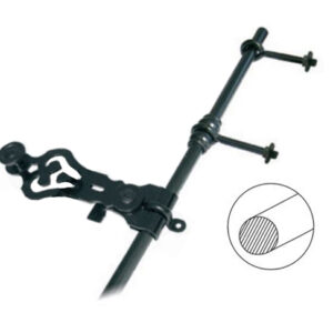 Espagnolette HNS poignée feuille lacet écrou hauteur 1600 mm TORBEL 202184