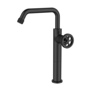 Mitigeur lavabo noir mat, ESSEBAGNO Indus XL