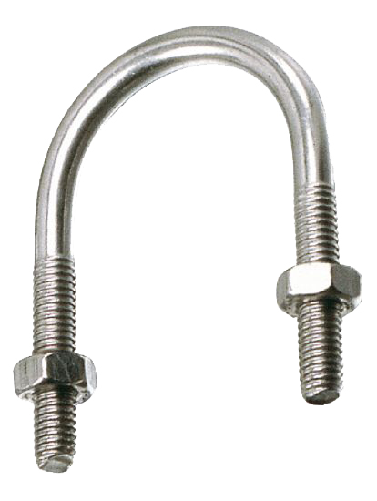 Etrier fileté zingué 34 pour tube ISO avec écrous boîte de 25 ACTON 3375034
