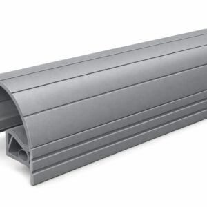 Euro-battement M1 225 cm gris ELLEN 8021359