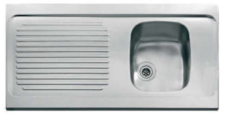 Evier monocuve inox SPX avec égouttoir 1200 x 600 cm à poser MAN 711-1200 FRANKE 082522