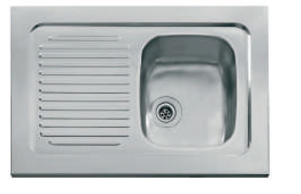 Evier monocuve inox SPX avec égouttoir 900 x 600 cm à poser MAN 711-900 FRANKE 082508