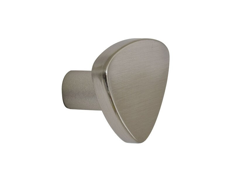 Tête portemanteau smile acier brosse