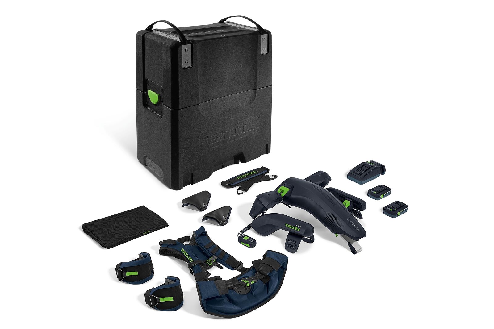 Exosquelette 18 V ExoActive EXO 18 HPC 4,0 I-Plus + 2 batteries 4 Ah + chargeur + coffret FESTOOL 577339