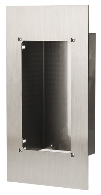 Façade inox pour platine JKDVF et JFDVF AIPHONE 140001
