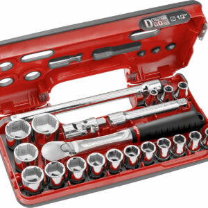Coffret DBOX de douilles 1/2'' 6 pans OGV Grip - FACOM SL.DBOX1GRPPB