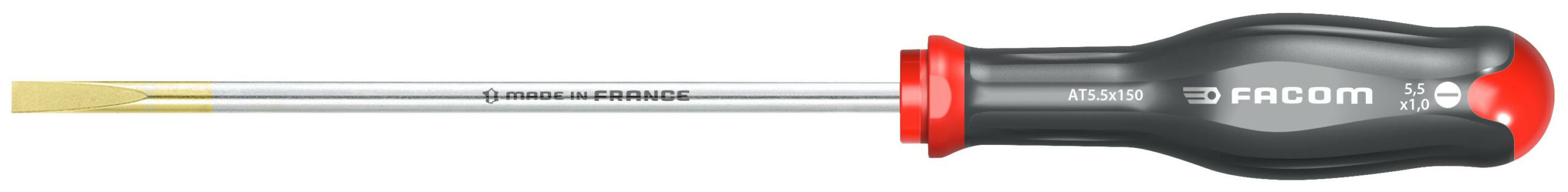 Tournevis électricien plat 5.5, L.150 mm FACOM