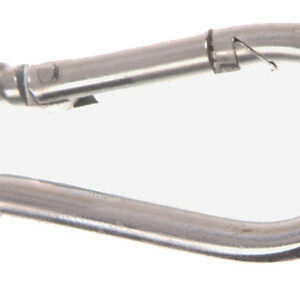 Lot de 4 mousquetons en acier zingué Ø 4x40mm