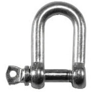 Manille zinguée 8mm intérieur 30x16mm