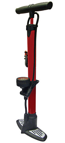 Pompe à main pour vélo avec manomètre