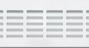 Grille D'Aération Aluminium Laqué, L.50 X L.8 Cm