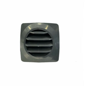 Grilles d'aeration abs verni, L.12.5 x l.12.5 cm Diam.10 cm