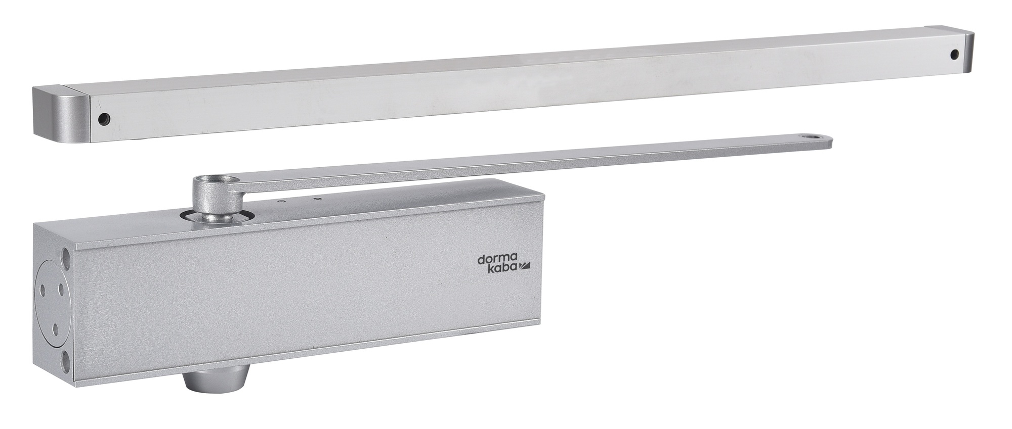 Ferme-porte TS 80 force 3 avec bras glissière argent DORMA 22376501